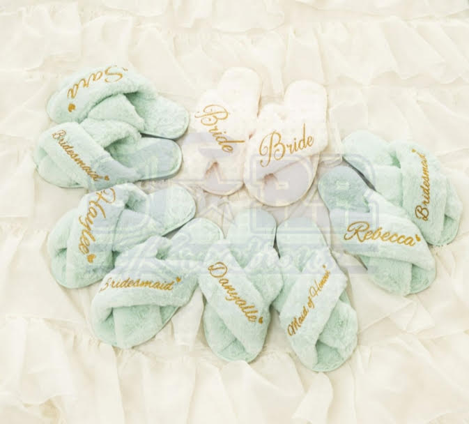 Custom Fuzzy Slippers