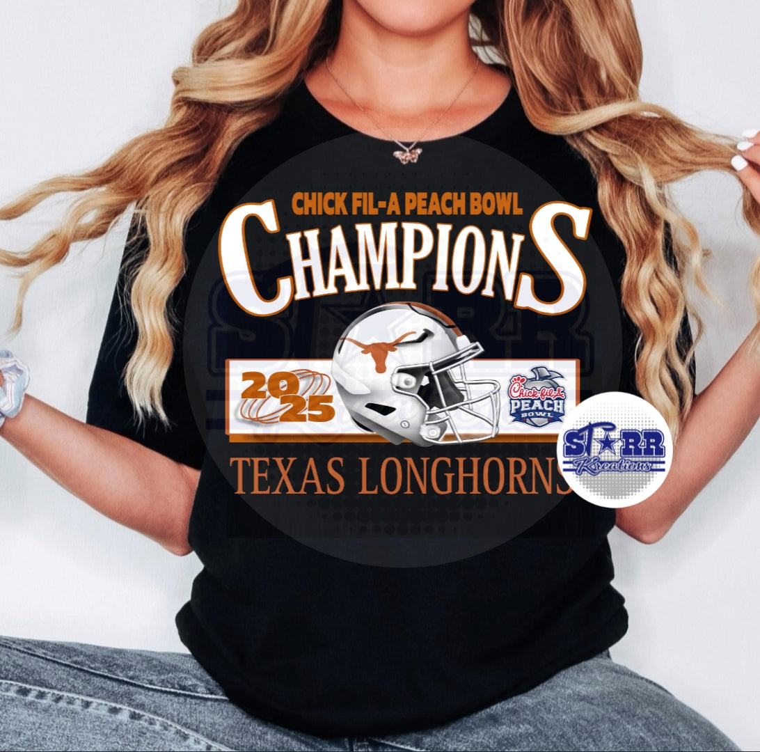 Peach Bowl Horns Champions