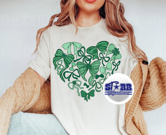 Coquette Shamrock Heart