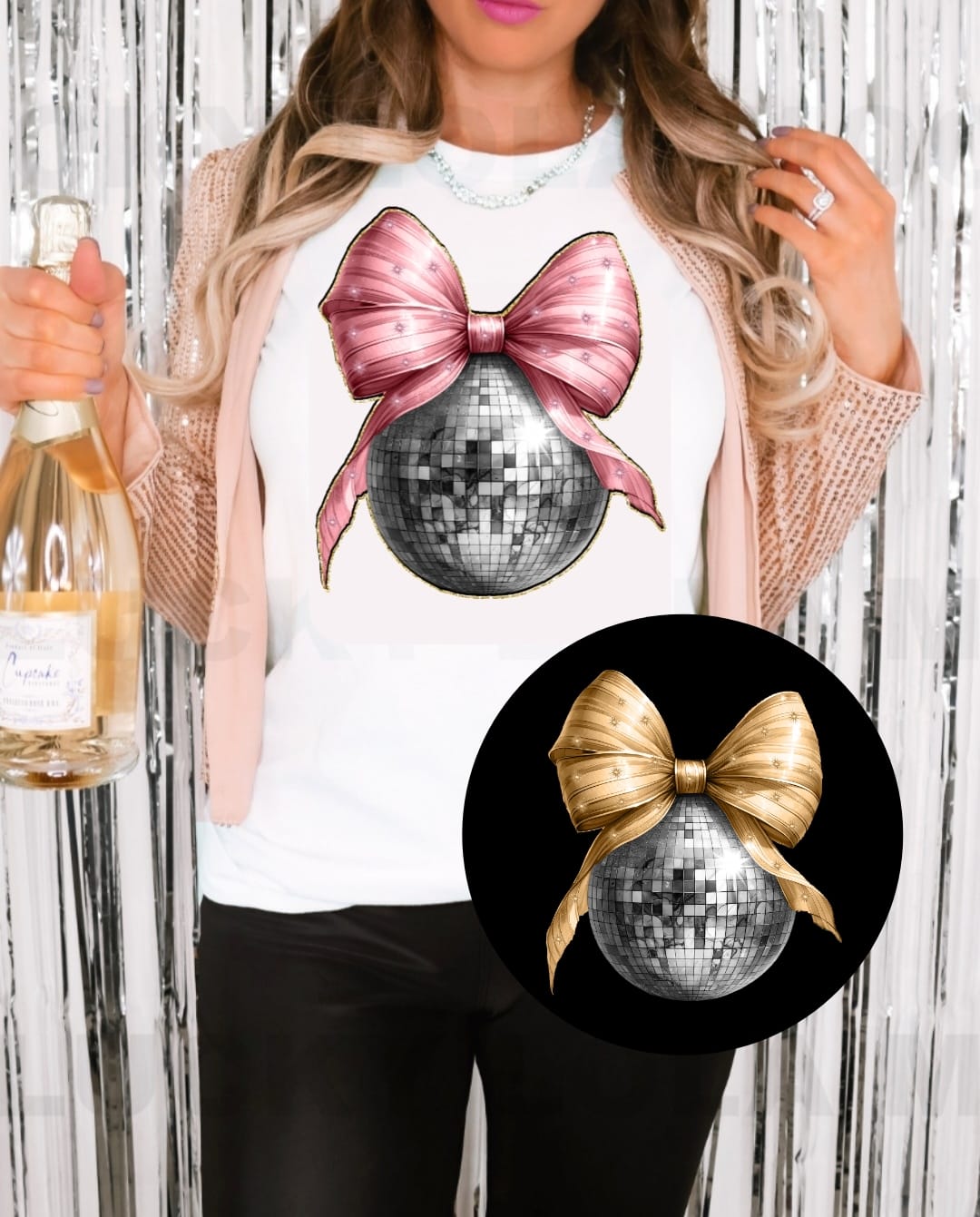 Disco Ball Bow